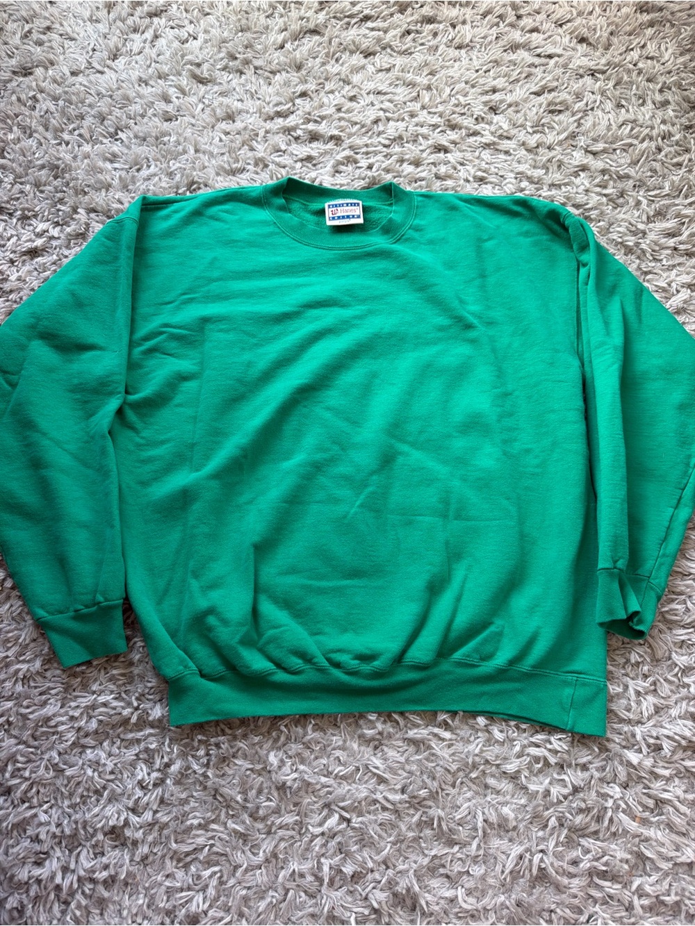 Hanes XL Green Crewneck Sweatshirt
